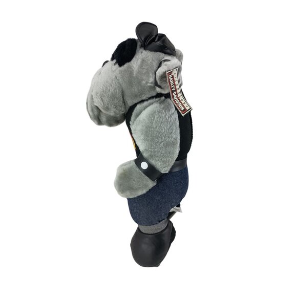 Retro Offical Harley Davidson Bulldog 16" Plush 1993 Stuffed Animal - Picture 5 of 9